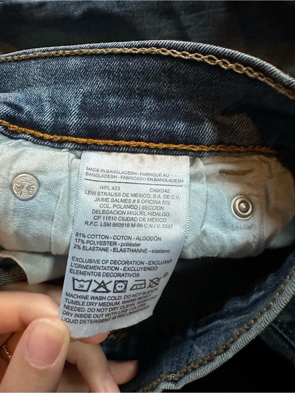 Denizen from Levis slim cut